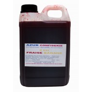 Concentré fraise-banane pour granité 2 litres