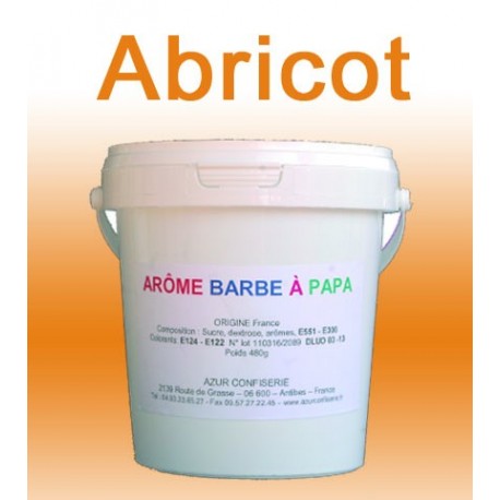 Arôme barbe à papa Abricot 480 Grs
