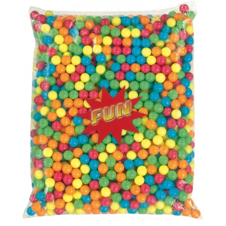 Billes de chewing gum dragéifiées sachet de 2,5 kg