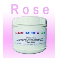 Sucre à barbe à papa Rose 500 g