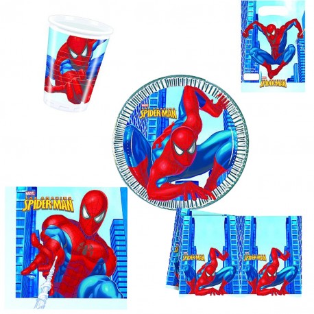 Set Anniversaire Decor The Amazing Spiderman 2 Azur Confiserie Set Anniversaire Decor The Amazing Spiderman 2 Azur Confiserie