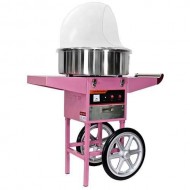 Machine à Barbe à Papa à 1030W + Chariot + Bulle