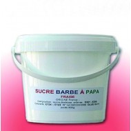 5 KG + 5 KG GRATUIT DE SUCRE COLORE ET AROMATISE POUR BARBE A PAPA AU CHOIX