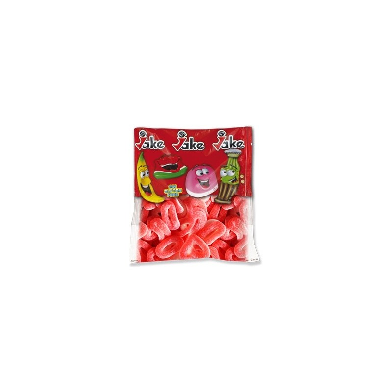 rondelles fraise acides jake sachet de 1 kilo