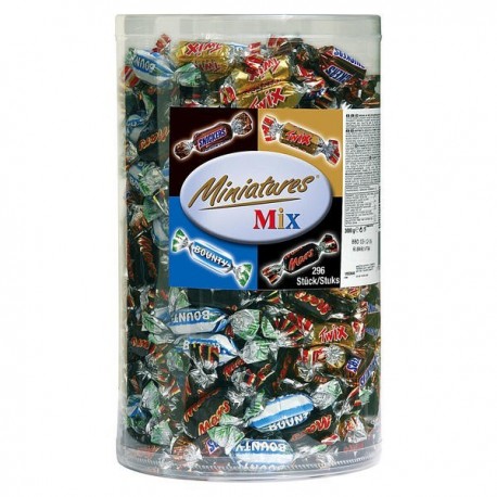 Célébration Chocolat mix mini Mars 296 Unités Boite de 3 kg