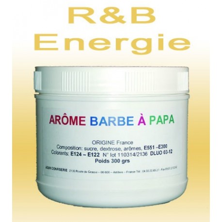 Arôme Barbe à papa R.Bull Energie 300 Grs