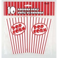 Gobelet Pop corn 75 cl X 10 rouge et blanc
