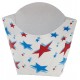Etui à Frites décor Etoiles 300 grs X 50