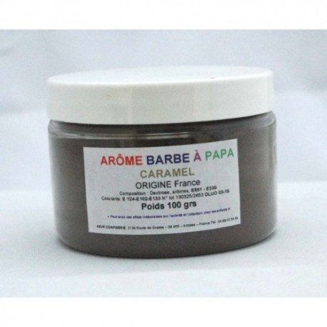 Arôme barbe à papa Caramel Pot 100 Grs