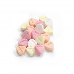 Petits Coeurs aux Fruits Sachet 1000 Grs