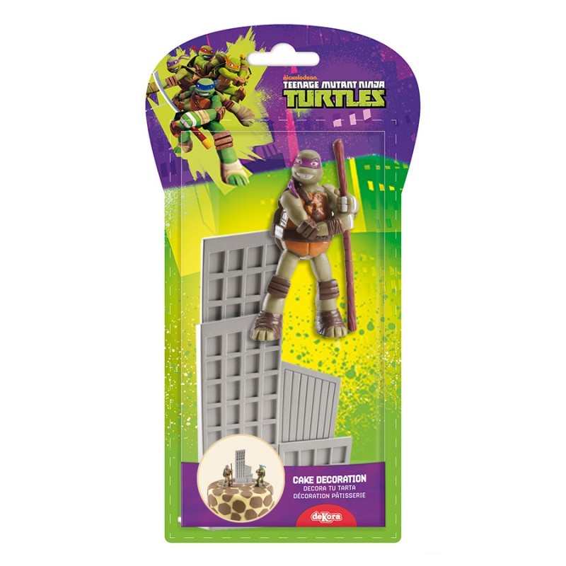 Kit De Decoration Tortue Ninja Pour Gateau Azur Confiserie