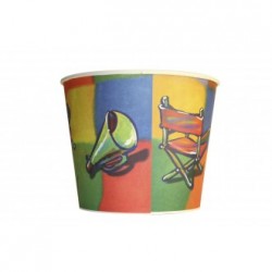 Gobelet pop corn Rond 130 Oz 384cl x 140