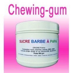 Sucre à barbe à papa Chewing-gum 500 g