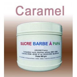 Sucre à barbe à papa Caramel 500g