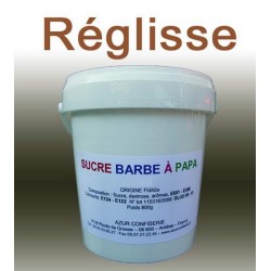 Sucre à barbe à papa Réglisse 1000g