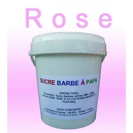 Sucre à barbe à papa Rose 1000 g