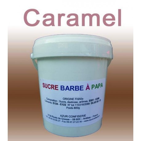 Sucre à barbe à papa Caramel 1000g