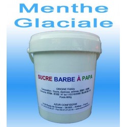 Sucre barbe à papa Menthe glaciale 1000g