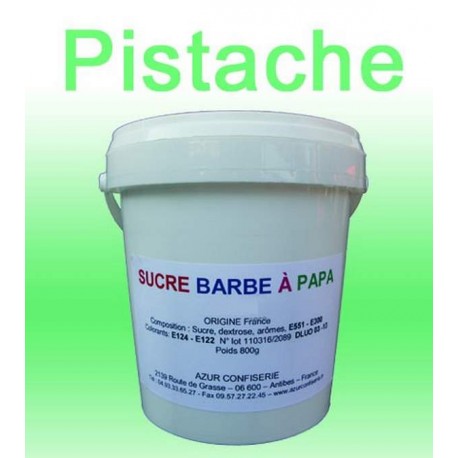 Sucre à barbe à papa Pistache 1000g