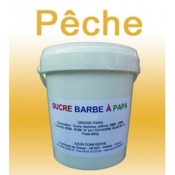 Sucre à barbe à papa Pêche 1000g