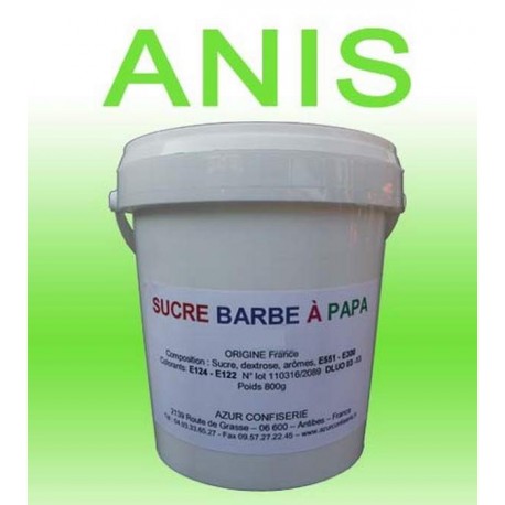 Sucre à barbe à l'Anis 1000g
