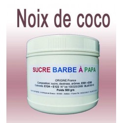 Sucre à barbe à papa Noix de coco 500g