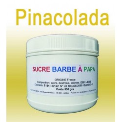 Sucre à barbe à papa Ananas-Coco/Pinacolada 500 grs