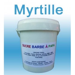 Sucre à barbe à papa Myrtille 1000g