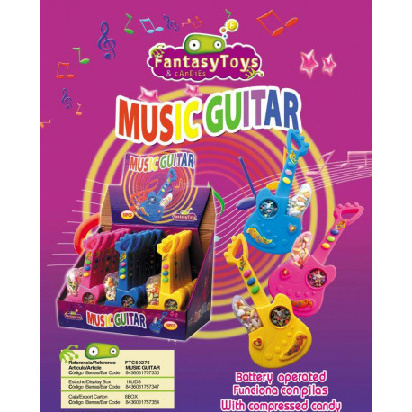 Music Guitar Candy x 18 unités