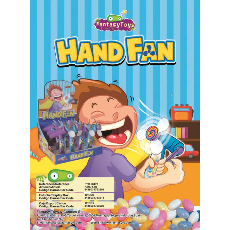 Handy Fan x 12 unités
