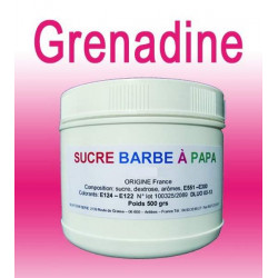 Sucre à barbe à papa Grenadine 500 g