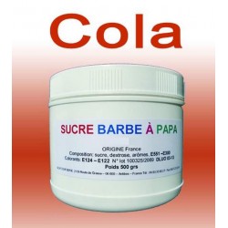 Sucre à barbe à papa Cola 500g