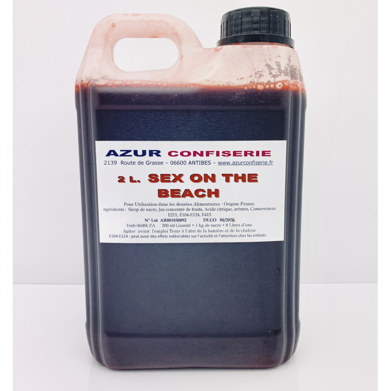 Concentr Sex on the Beach pour granit 2 litres - Azur Confiserie