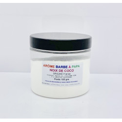 Arôme barbe à papa Noix de Coco Pot 100 Grs