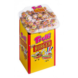 Maxi Burger 50 grs Trolli. Présentoire de 180 pièces