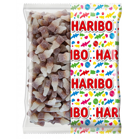 Bouteille Mistral PIK cola Haribo sac de 2 kg