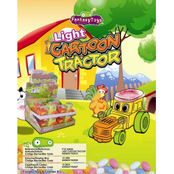 Light Cartoon Tractor x 12 unités