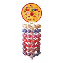 Présentoir Bois 120 Sucettes Assorties
