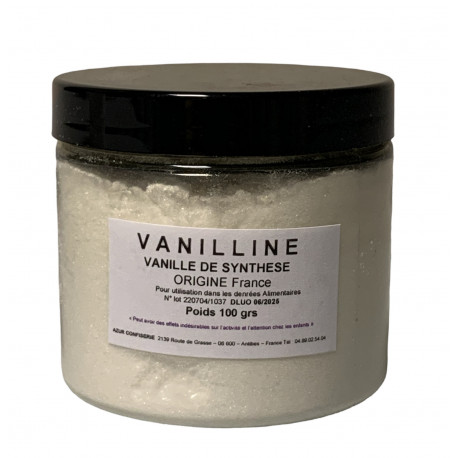 Arôme de Vanille de Synthèse en poudre Pot 100 grs 