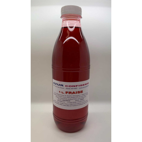 Grani Drink Fraise pour granité Prêt à l'emploi 1 litres