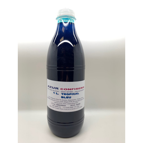 Grani Drink Tropical Bleu pour granité Prêt à l'emploi 1 litres