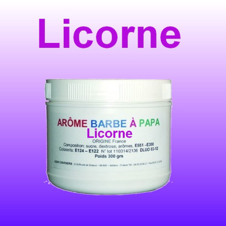 Arôme barbe à papa Licorne 300 Grs