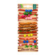 Lot de 12 Bracelets avec perles en bois