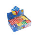 Lot 12 porte-clés jeu patience cube 3,5cm