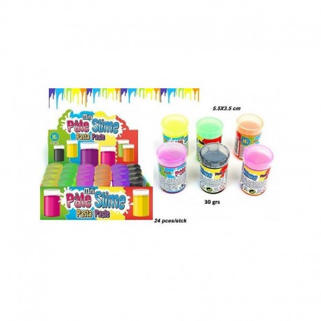 Baril pate slime fluo 30 grs vendu par 24