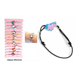 Bijou bracelet licorne vendu par 12