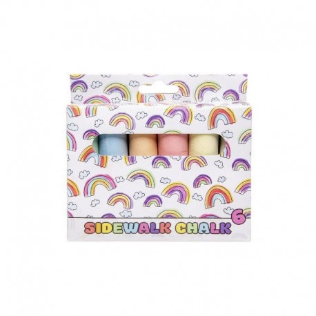 Boîte 6 craies de trottoir