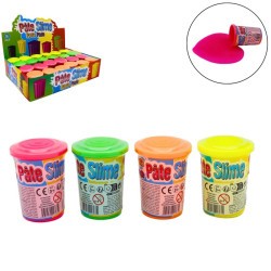 Baril pate slime fluo 80 grs vendu par 24