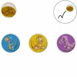 Balle rebondissante Dinosaure 3 cm vendue par 48