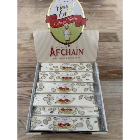 Barre de Nougat Tendre 50 gr Vanille (Display de 36)